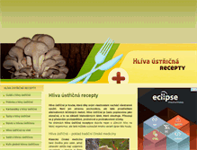 Tablet Screenshot of hliva-ustricna-recepty.cz